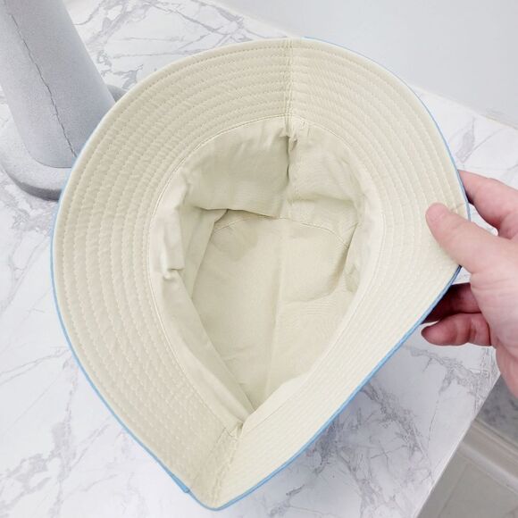 Brand New Blue Butterfly Bucket Hat - Picture 4 of 5